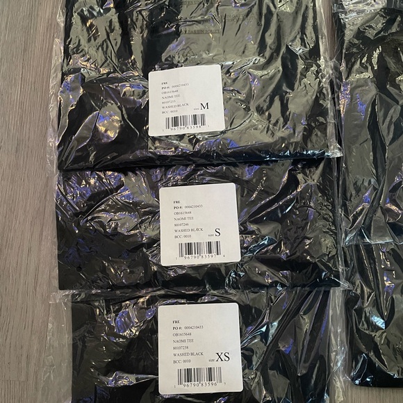 NWT Free People We The Free Naomi Tee Black sizes XS, M, L - Picture 5 of 7